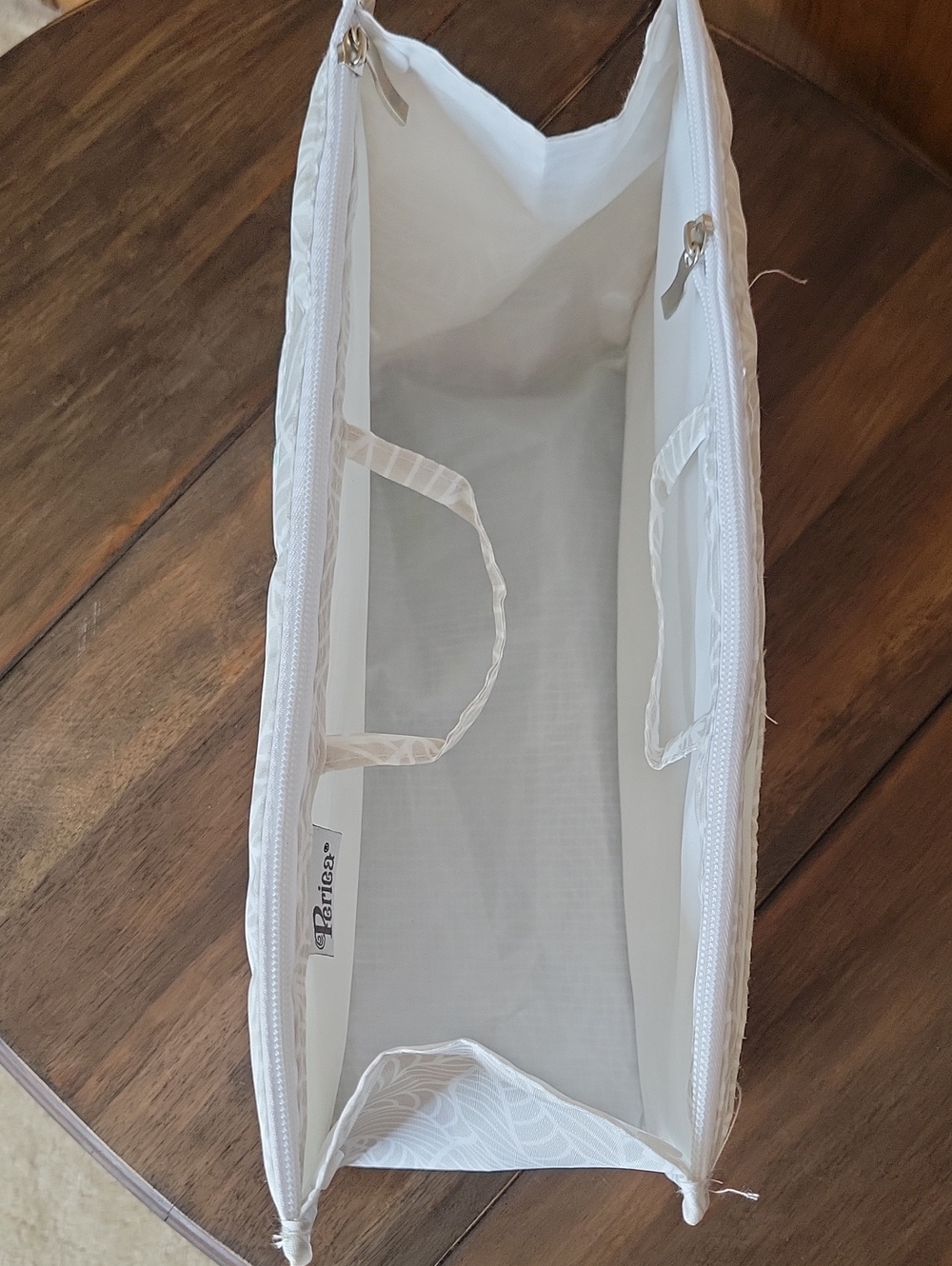 Periea NWOT GREY LEAVES Handbag Organizer Insert - Picture 4 of 8